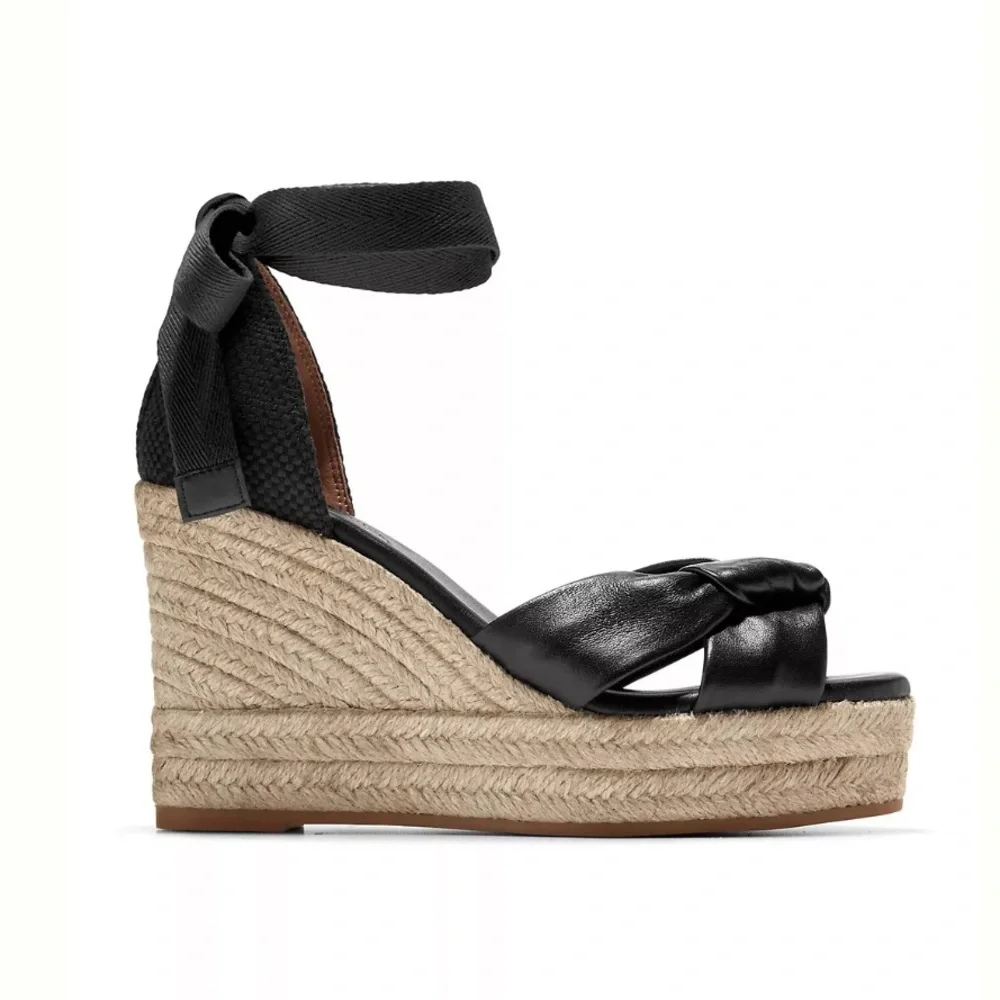 NEW $170 Cole Haan x Anthropologie Hampton Platform wedge sandals women size 6.5